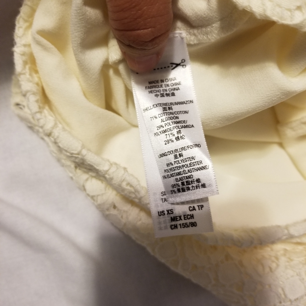 Juicy Couture Dress Color Cream Size XS - Picture 6 of 7
